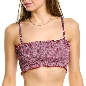 Solid & Striped The Indigo Bikini Top Mosaic